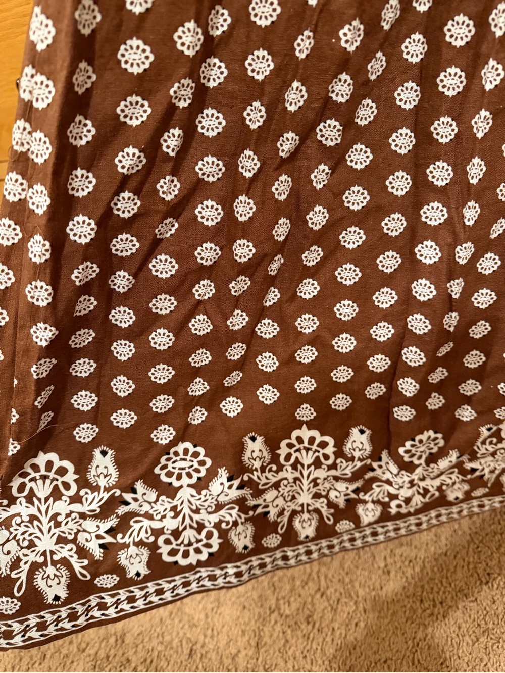 Max Studio London Brown Maxi Skirt - Picture 2 of 3
